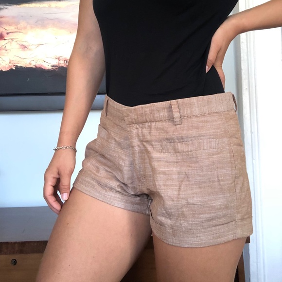 Beige cotton shorts - Picture 3 of 3